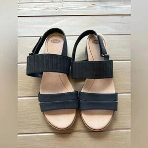 Dr. Scholl Scholl's Women’s Freeform Wedge Slingback Sandal Shoe Sz 10